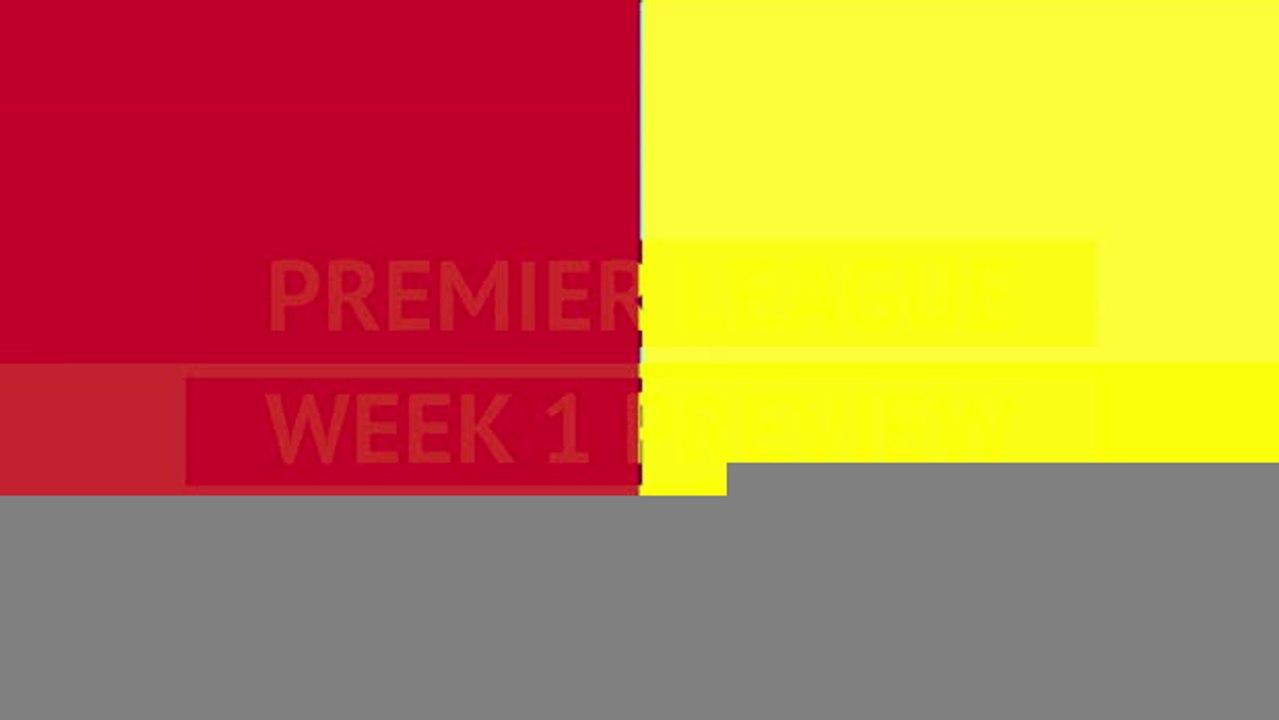 Opta Premier League preview - Matchday 1