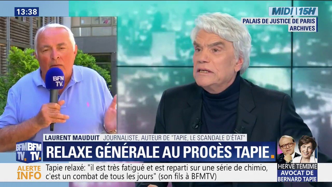 Pour Laurent Mauduit, auteur de "Tapie, le scandale d'État", la relaxe de Bernard Tapie est "un jugement totalement incohérent"