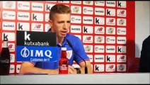 Muniain sobre la Capitanía con el Athletic Club