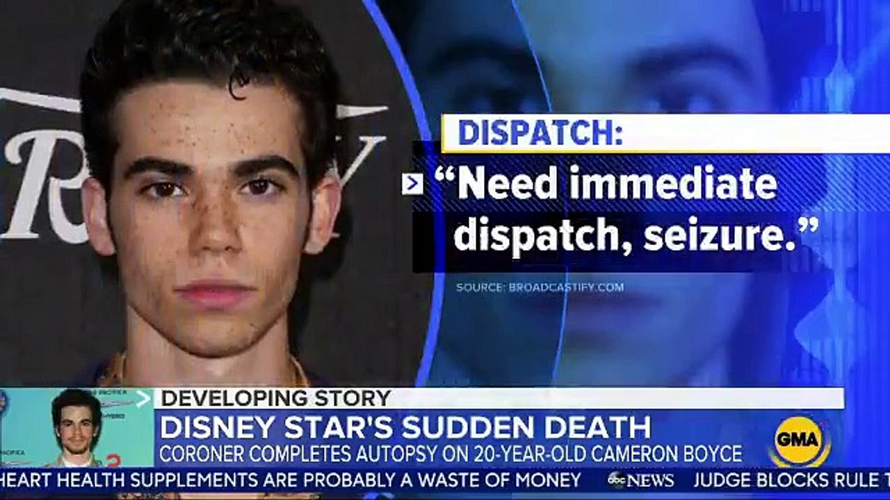 La disparition tragique à 20 ans de l'acteur de Disney, Cameron Boyce : On connait désormais les raisons de son décès