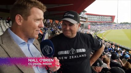 Niall O'Brien chats with former New Zealand cricketer Rod Latham | India Vs New Zealand | ICC Cricket World Cup 2019