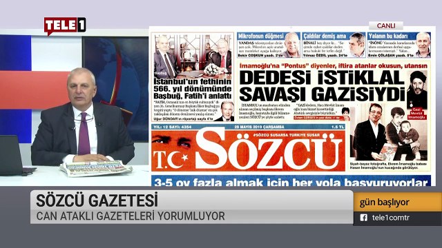 'Binali Yıldırım’ın vaatleri aslında Saray'ın vaatleri!' - Gün Başlıyor (29 Mayıs 2019)