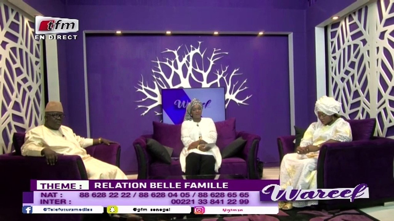 REPLAY - WAREEF avec EVA TRA - THEME : RELATION BELLE FAMILLE - 09 Juillet 2019