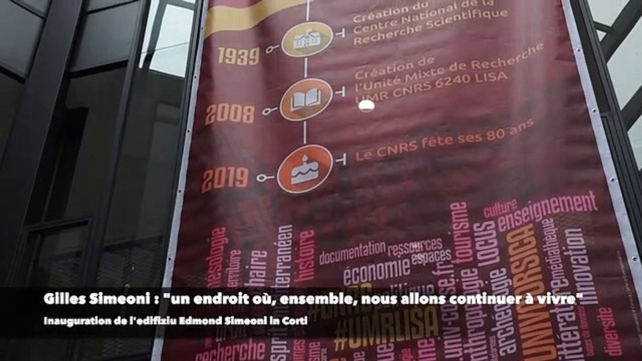 Università : l'edifiziu Edmond Simeoni pour les Sciences Humaines et Sociales