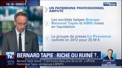 Quel est l'état du patrimoine de Bernard Tapie?