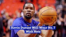 Kevin Durant Picks His New Brooklyn Nets Jersey