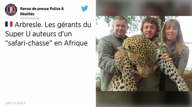 L’Arbresle: les gérants du Super U épinglés sur Facebook pour leurs safaris en Afrique