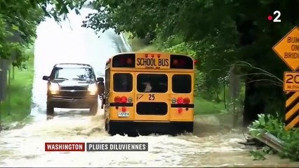 États-Unis : des pluies diluviennes se sont abattues sur Washington