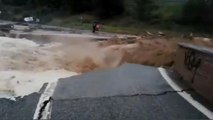 Muere un hombre por las lluvias torrenciales en Navarra