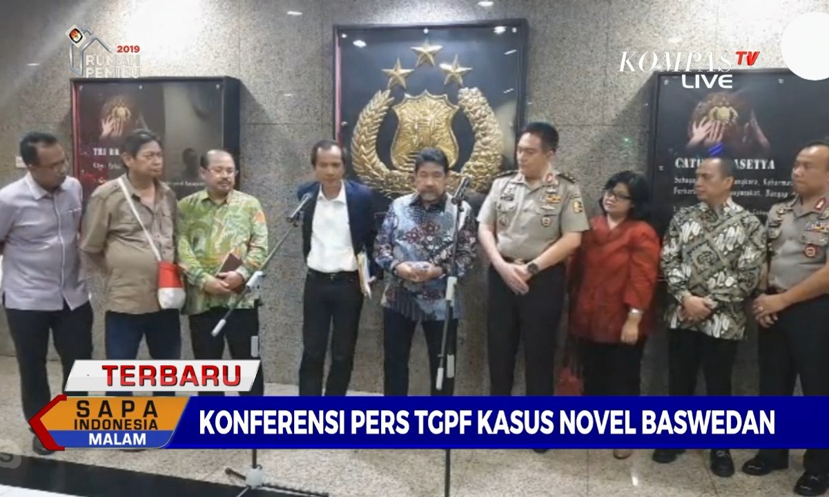 TGPF Kasus Novel Baswedan Serahkan Hasil Investigasi ke Kapolri