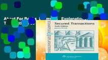 About For Books  Examples   Explanations: Secured Transactions 6e Complete