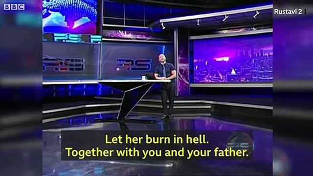 Expletive-laden Putin rant on Georgian TV leads to channel going off air - BBC News