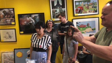 Un auteur de manga à la librairie Bulle au Mans