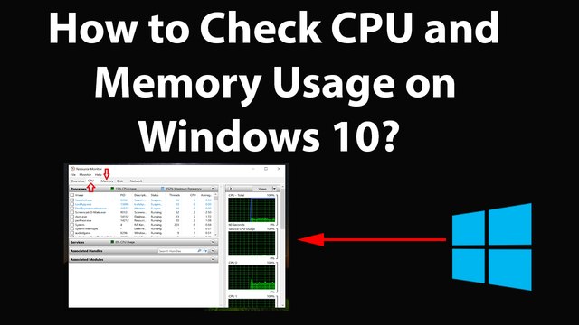 How to Check CPU and Memory Usage on Windows 10?