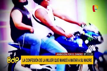 Comas: la confesión de la universitaria que mandó matar a su madre
