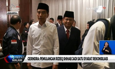 Gerindra: Pemulangan Rizieq Shihab Jadi Satu Syarat Rekonsiliasi