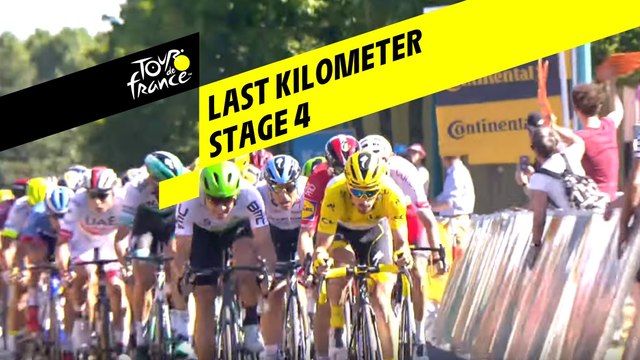 Last kilometer / Flamme rouge - Étape 4 / Stage 4 - Tour de France 2019