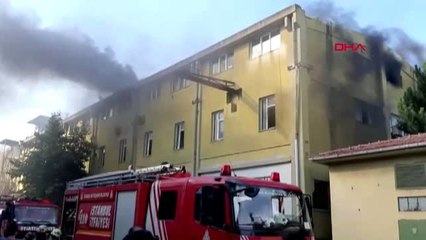 ESENYURT'TA FABRİKADA YANGIN 1