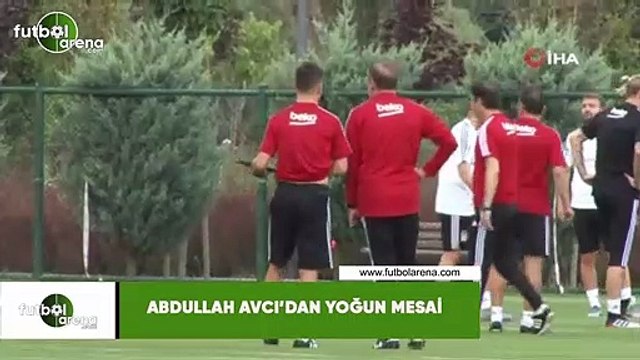 Abdullah Avcı'dan yoğun mesai