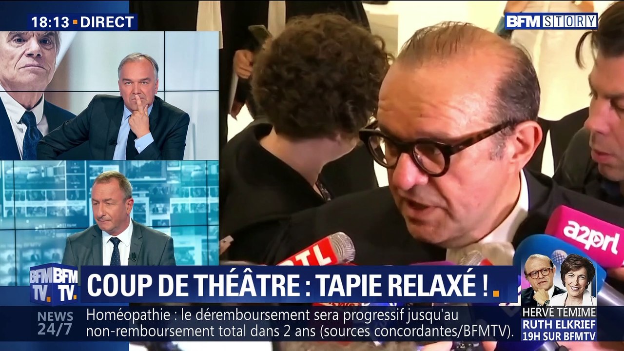 Affaire de l'arbitrage du Crédit lyonnais: Bernard Tapie relaxé  (3/3)