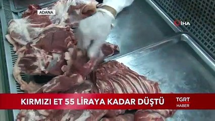 Kırmızı Etin Kilosu 55 TL'ye Düştü
