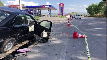 Report TV -Aksident i rëndë në aksin Korçë Pogradec, plagosen disa persona