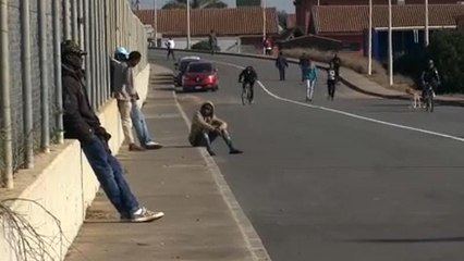 Опустевший центр беженцев