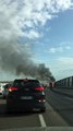 Marseille : un camion s'embrase sur l'A55