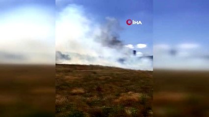 Gölbaşı'nda ormanlık alanda yangın