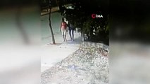 Mersin'de bir apartmana hırsızlık için giren 2'si kadın 5 kişi kamerada