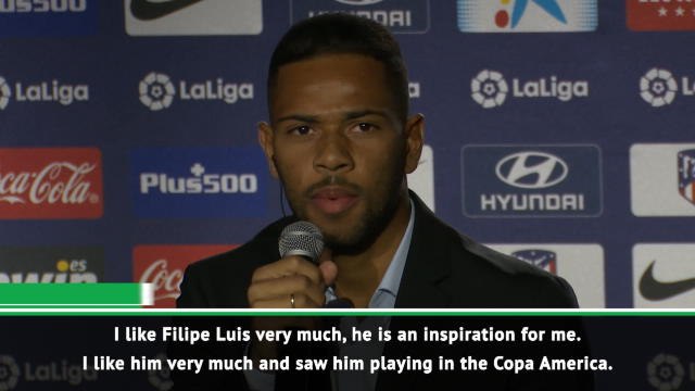 Lodi hoping to draw inspiration from Filipe Luis