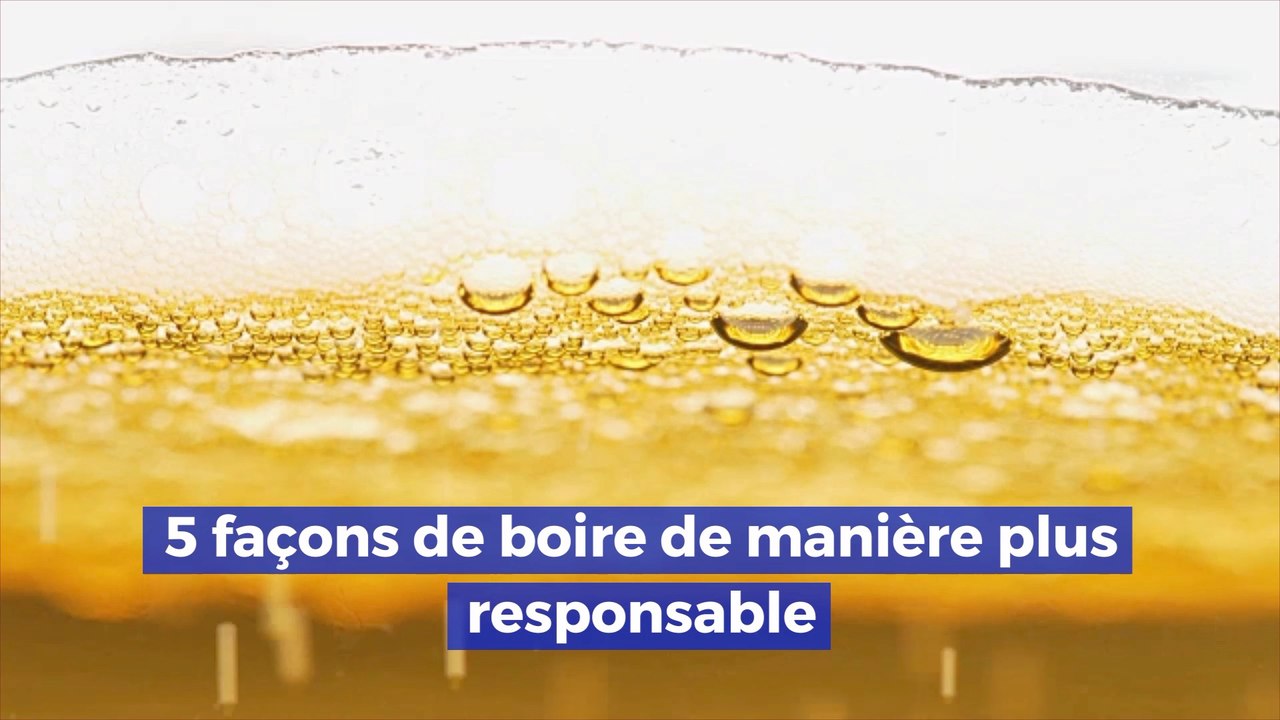 5 façons de boire de manière plus responsable