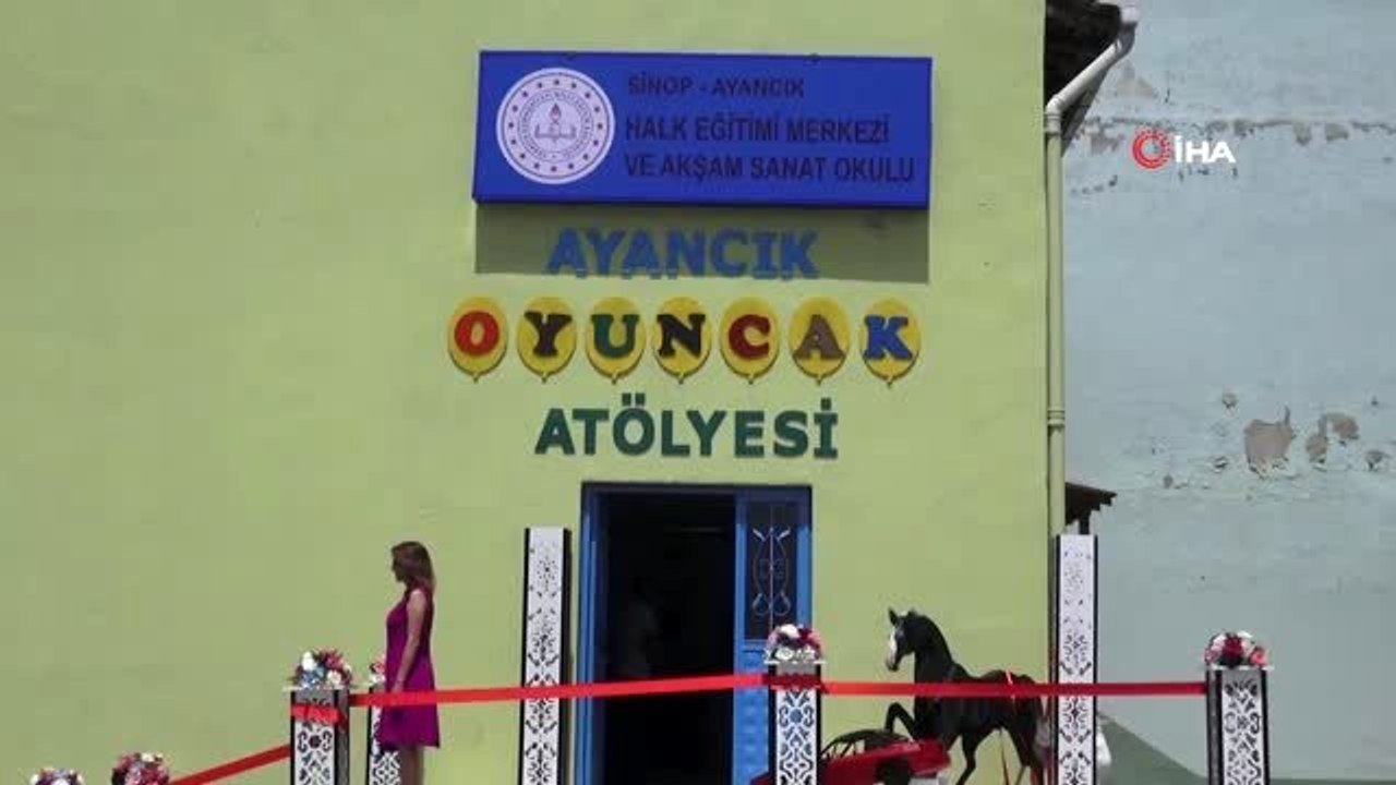 Sinop'ta Ahşap Oyuncak Atölyesi açılışı yapıldı