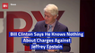Bill Clinton Makes A Statement Regarding Jeffrey Epstein