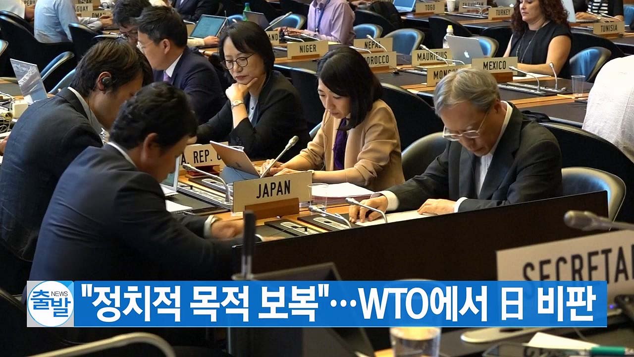 [YTN 실시간뉴스] "정치적 목적 보복"...WTO에서 日 비판  / YTN