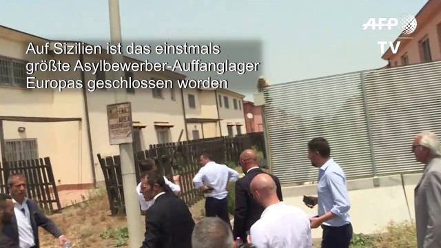 Europas einstmals größtes Flüchtlingslager auf Sizilien geschlossen