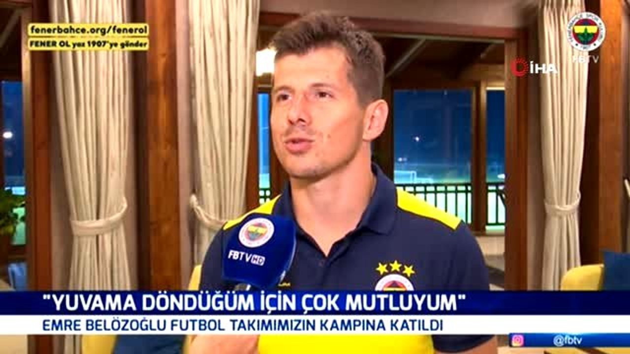 Emre Belözoğlu kampa katıldı