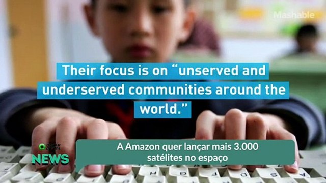 A Amazon quer lançar mais 3.000 satélites no espaço