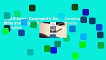 Full E-book  Davenport's North Carolina Wills and Estate Planning Legal Forms Complete