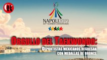 Orgullo del Taekwondo: Deportistas mexicanos regresan con medallas de bronce