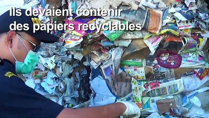 L'Indonésie va renvoyer 210 tonnes de déchets à l'Australie