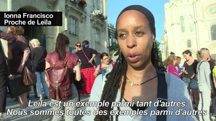 A Saint-Denis, rassemblement contre les violences conjugales