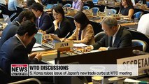 S. Korea brings issue of Japan's new trade curbs to WTO meeting