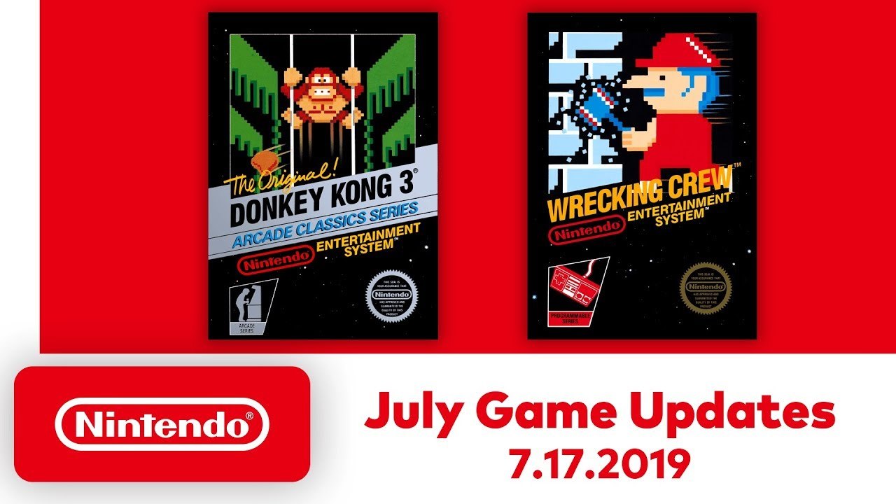 Nintendo Switch Online - Les nouveaux jeux NES de juillet 2019