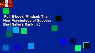 Full E-book  Mindset: The New Psychology of Success  Best Sellers Rank : #5