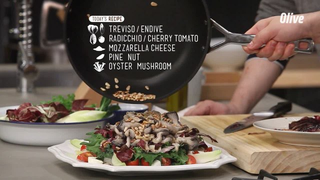 표고버섯 리소토 마무리 & 느타리버섯 샐러드 만들기