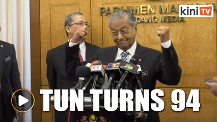 Dr Mahathir turns 94, but age hasn't slowed him down one bit
