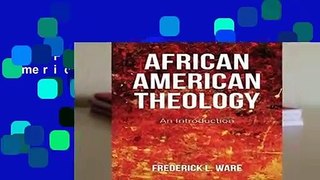 [GIFT IDEAS] African American Theology