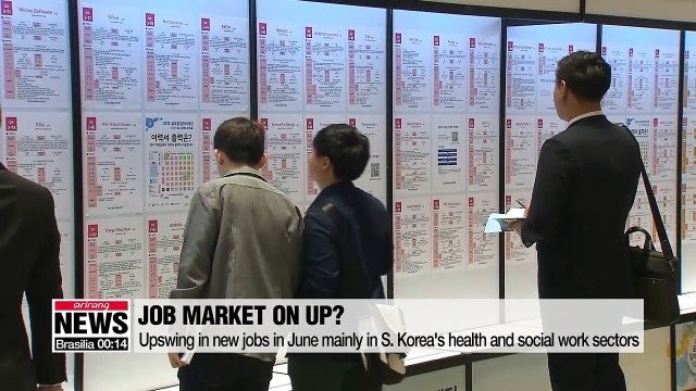 281,000 jobs created in S. Korea in June y/y: Statistics Korea
