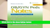 [BEST SELLING]  OB/GYN Peds Notes